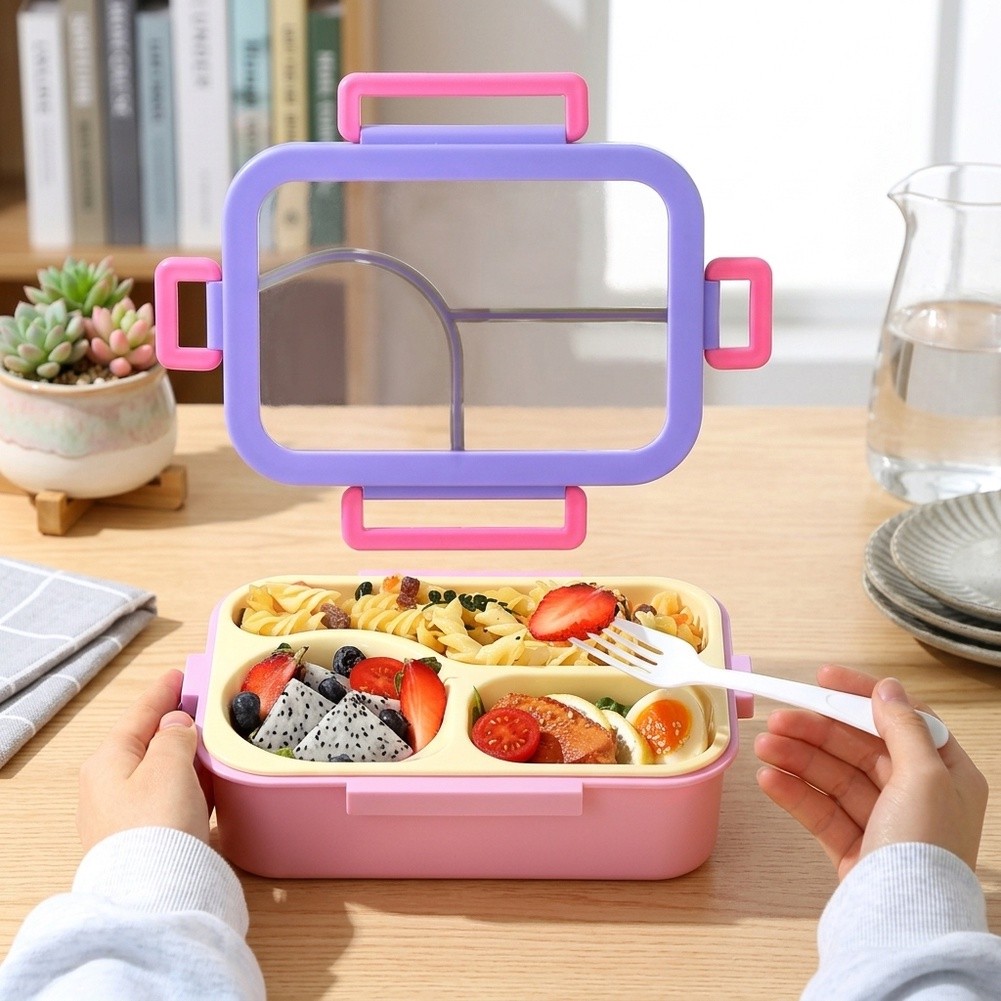 Meal Prep Day - Stainless Steel Bento/Box 3 Compartment Leak-Proof