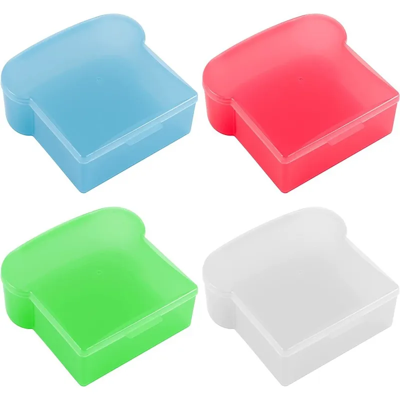 Meal Prep Microwave - Transparent Toast Shape Food Container Microwaveable