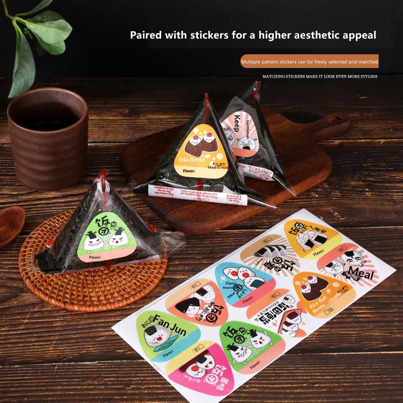 Rice Ball Mold - Triangular Sushi Rice Ball Packaging Bags