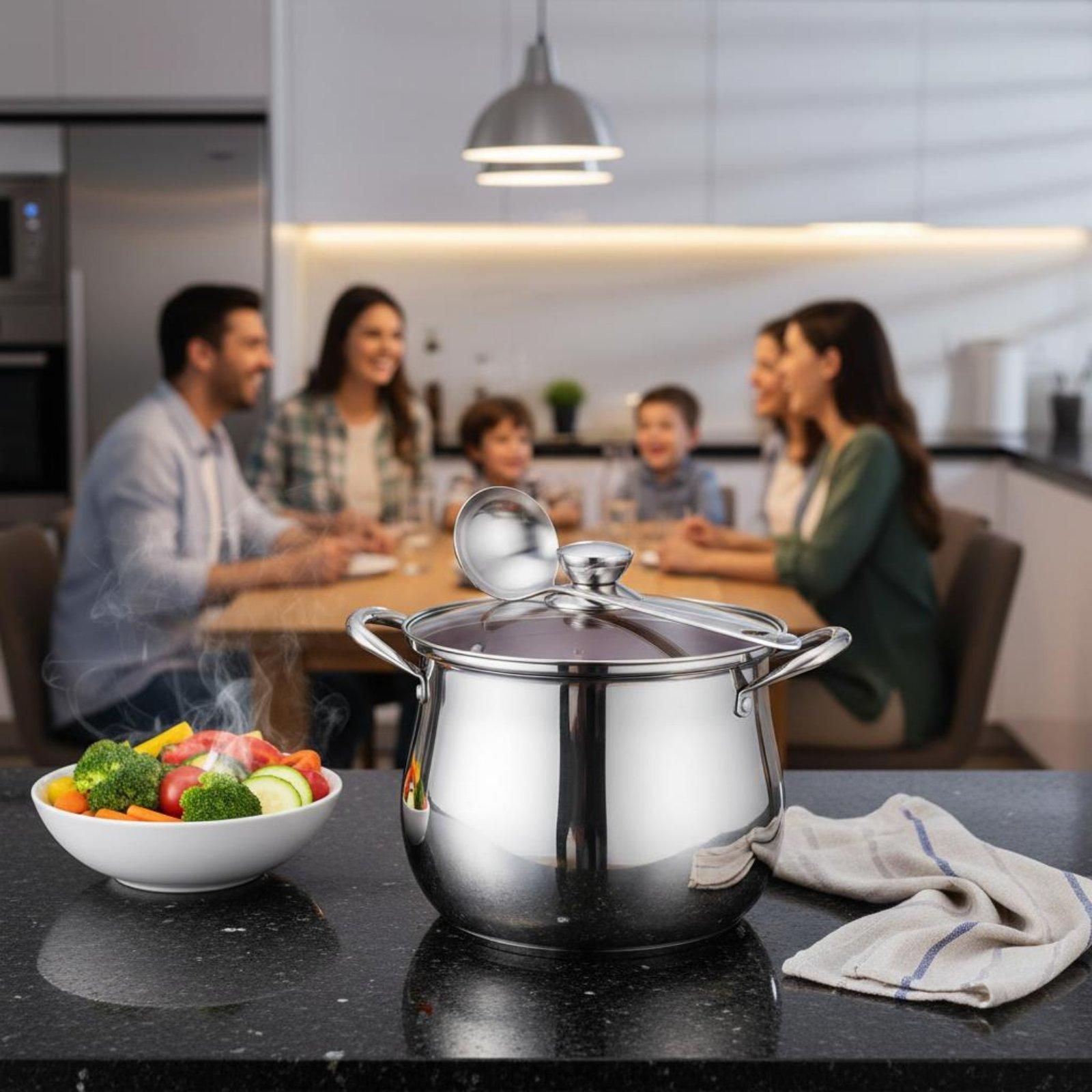 Meal Prep Chicken - Large 32cm Stainless Steel Steam Cooker