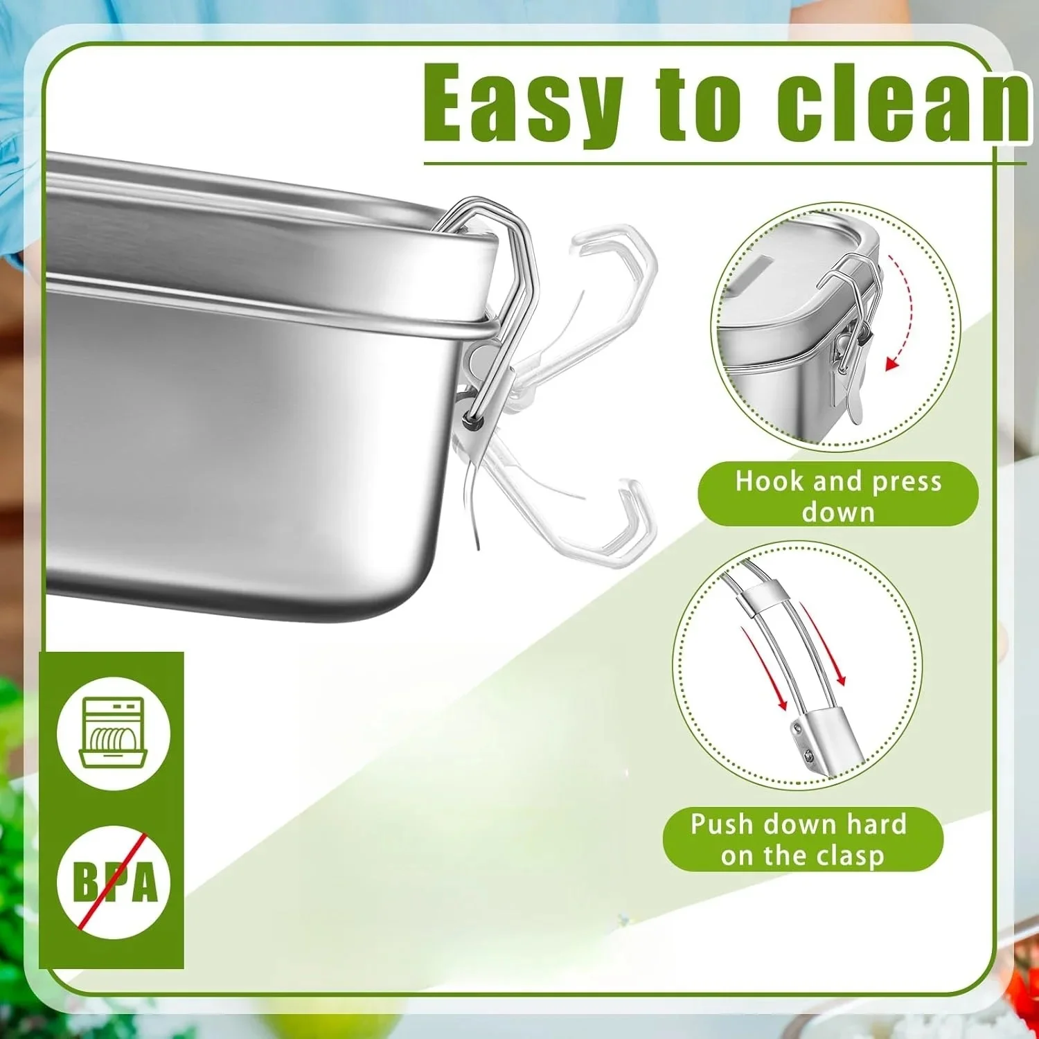 Stainless Steel Lunch Box for  - Meal Prep Day recension och pris
