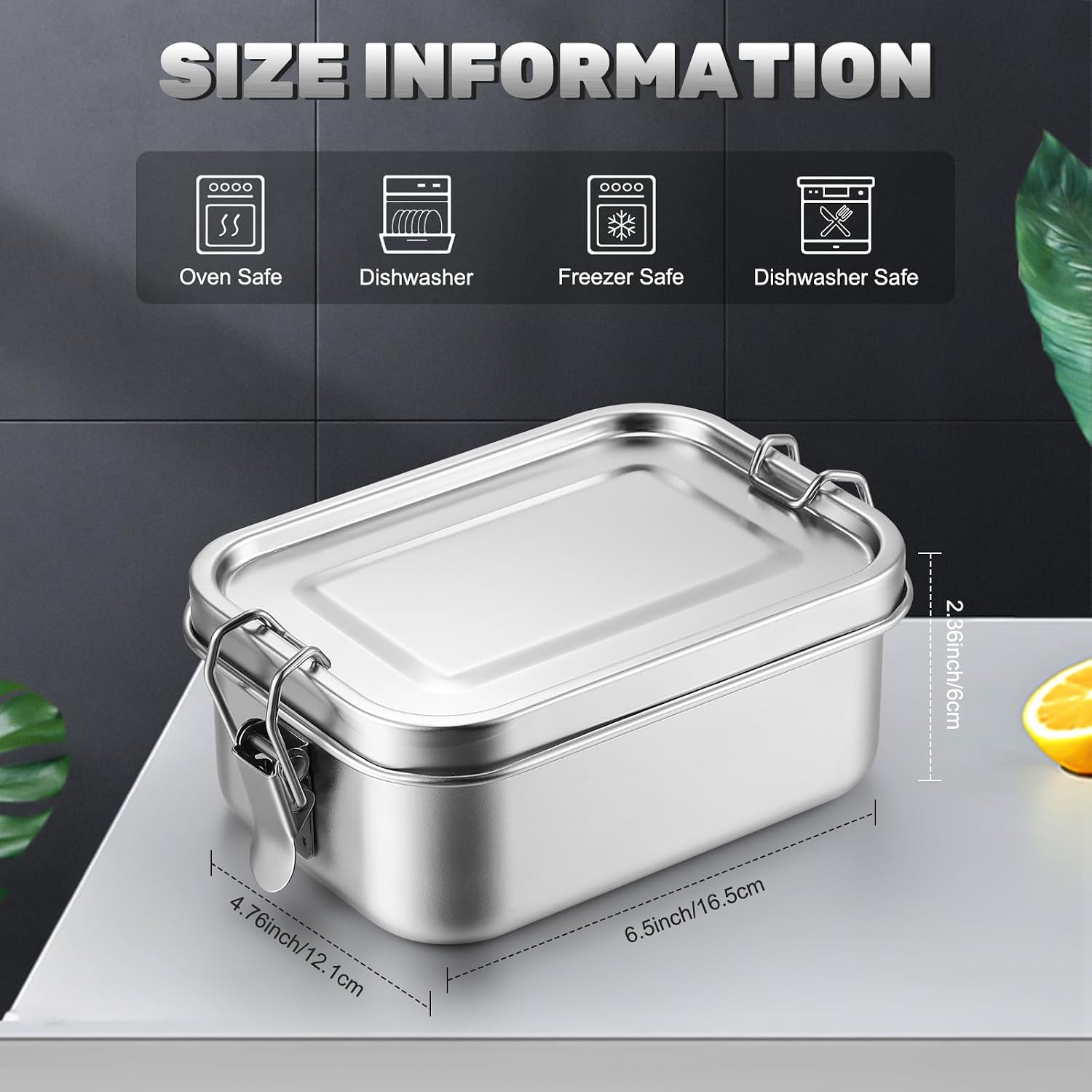 Stainless Steel Food Storage C - Meal Prep Day recension och pris