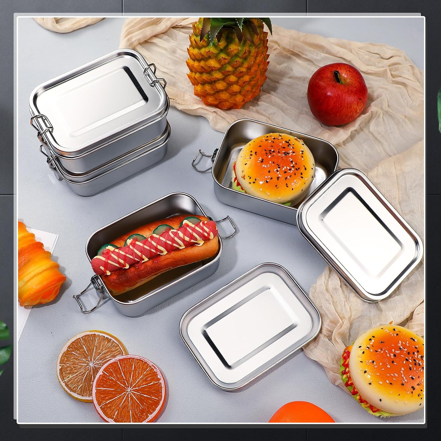 Stainless Steel Food Storage C - Meal Prep Day recension och pris