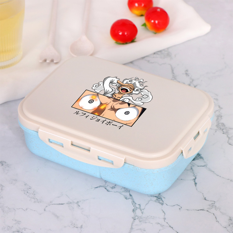 One Piece Boy Girl Bento Lunch - Meal Prep Microwave recension och pris