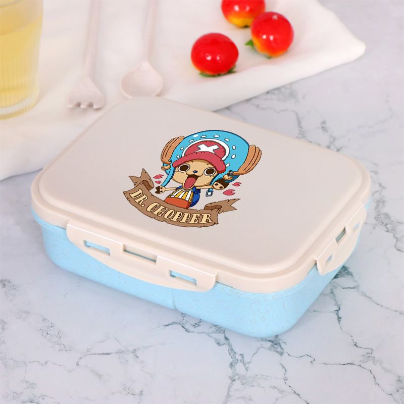One Piece Boy Girl Bento Lunch - Meal Prep Microwave recension och pris