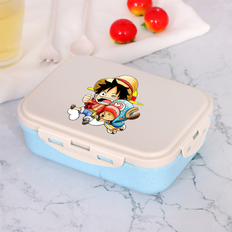 One Piece Boy Girl Bento Lunch - Meal Prep Microwave recension och pris