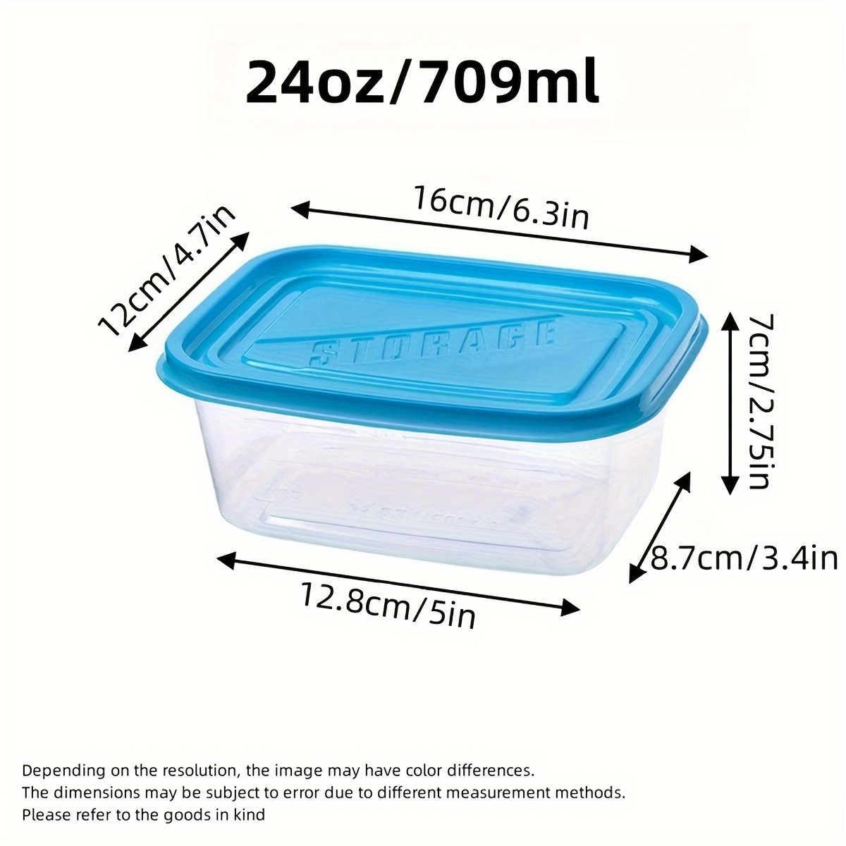 A Set of 6 Transparent Stackab - Meal Prep Microwave recension och pris