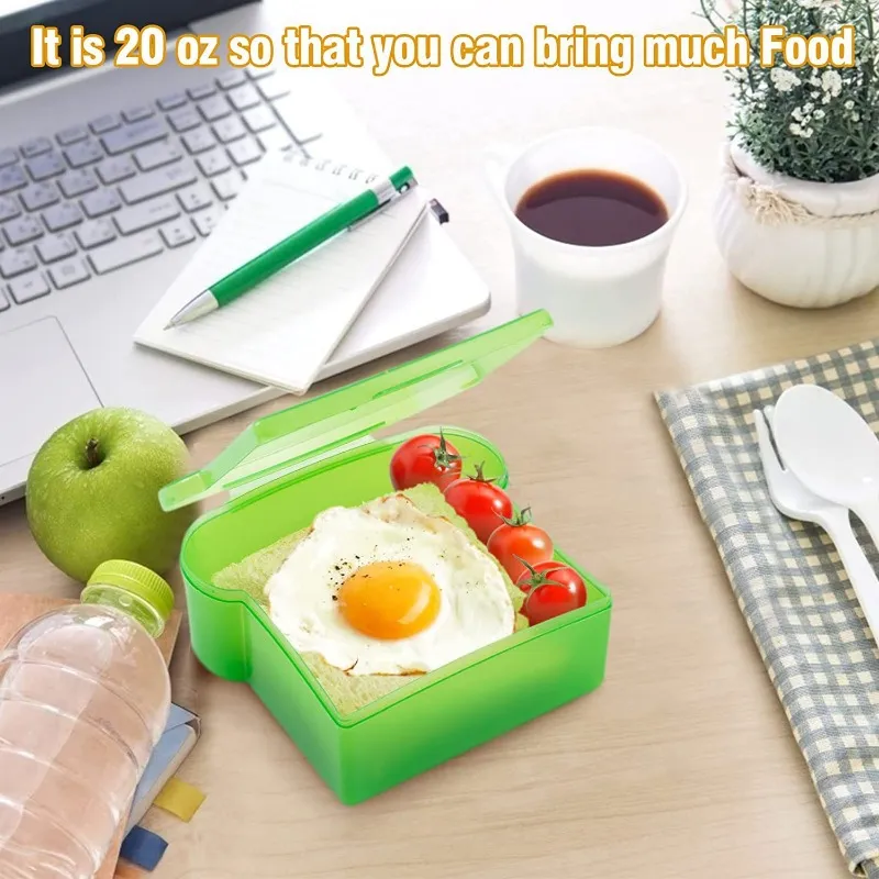 Transparent Toast Shape Food C - Meal Prep Microwave recension och pris