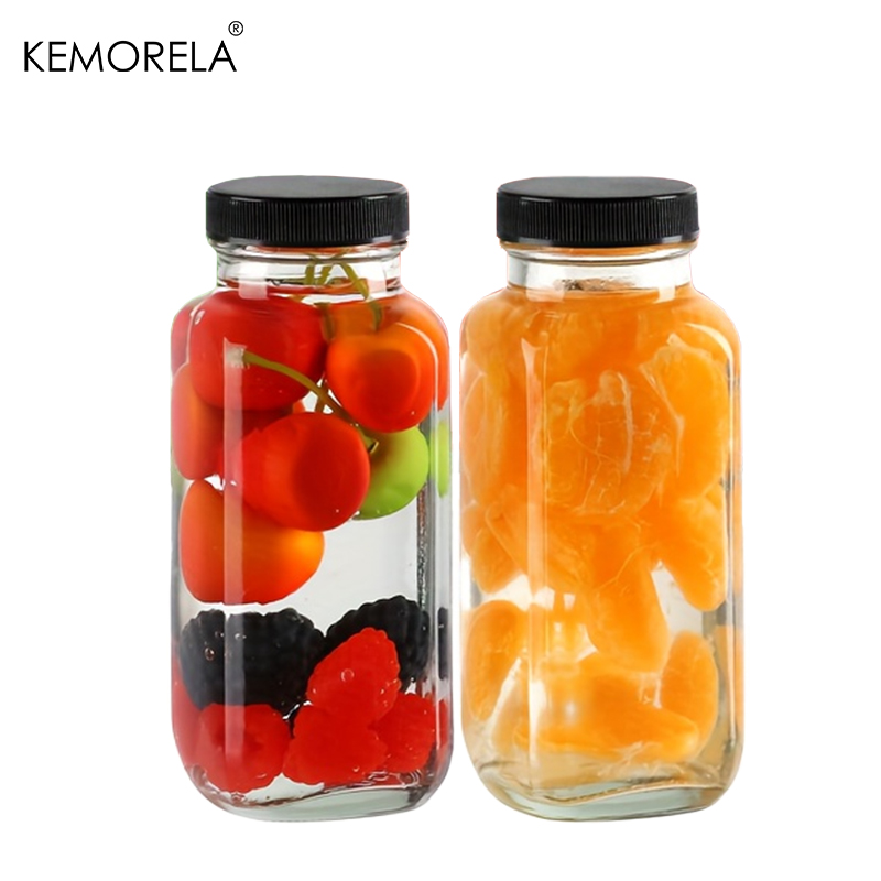 2/4PCS 350ML Glass Bottle Leak - Meal Prep Juice Bottles recension och pris