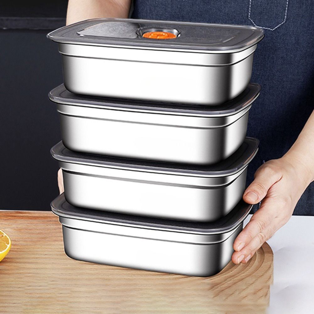 Stainless Steel Camping Lunch  - Meal Prep Microwave recension och pris