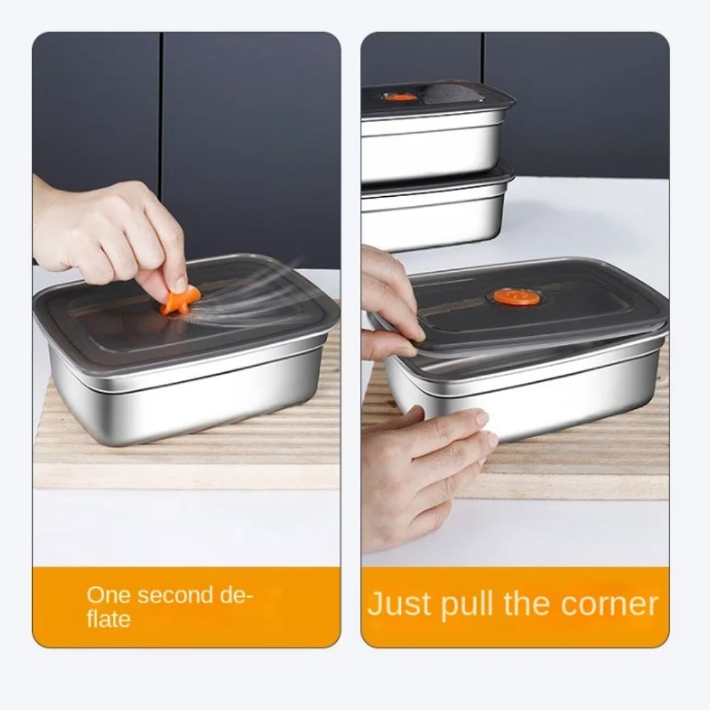 Stainless Steel Camping Lunch  - Meal Prep Microwave recension och pris
