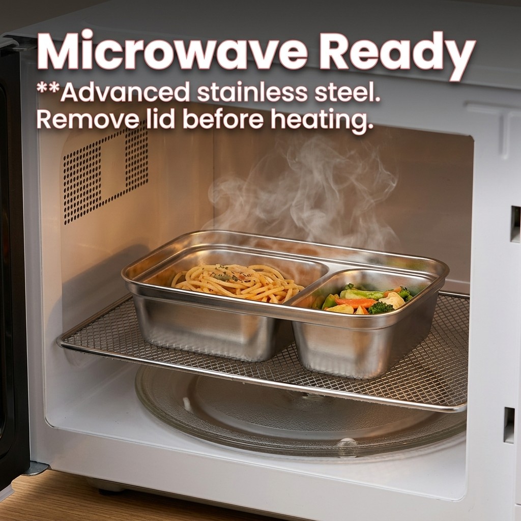 Microwave Safe 304 Stainless S - Meal Prep Day recension och pris