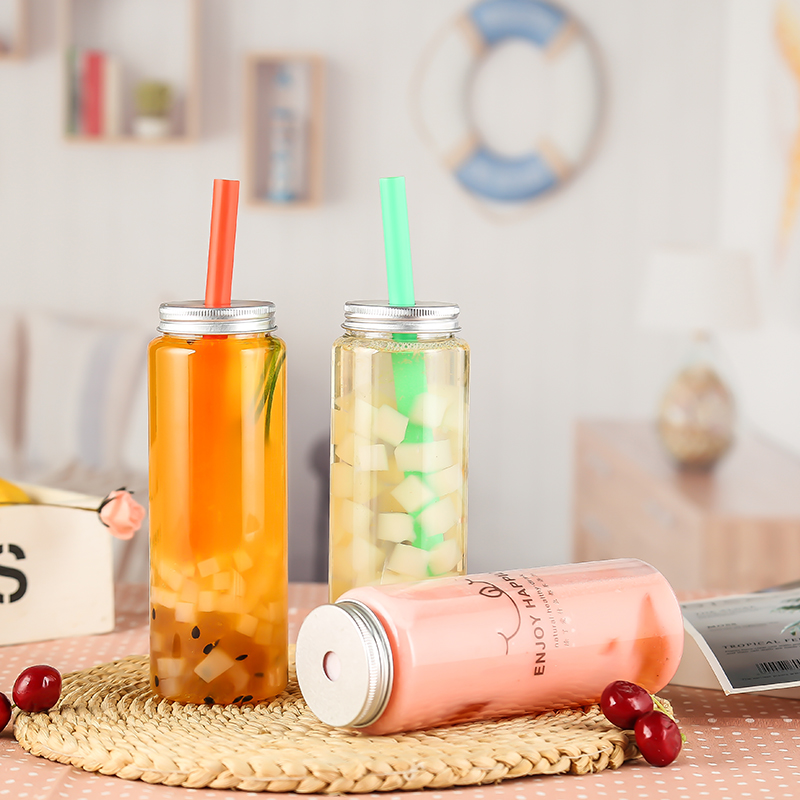 40pcs Milk Tea Drink Bottle Pl - Meal Prep Juice Bottles recension och pris