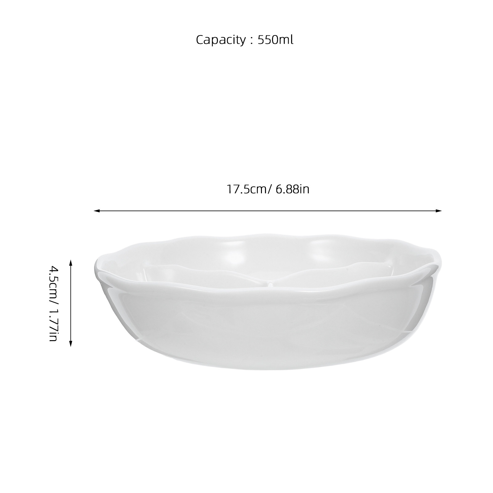 Ceramic Divided Cereal Bowl 3  - Meal Prep Japanese recension och pris