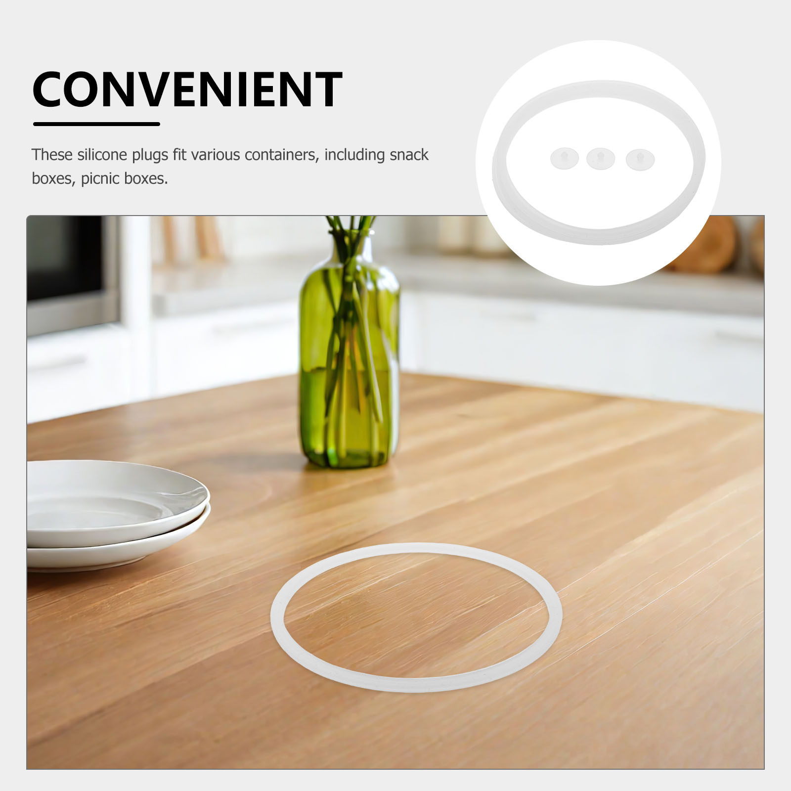 Silicone Gasket Seal Leakproof - Meal Prep Japanese recension och pris