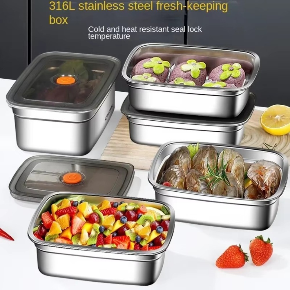 Stainless Steel Camping Lunch  - Meal Prep Microwave recension och pris