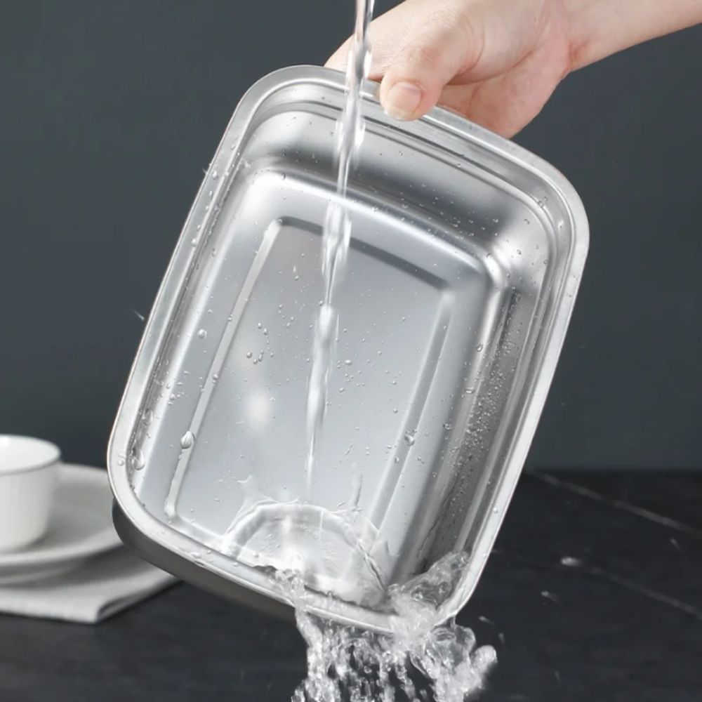 Stainless Steel Camping Lunch  - Meal Prep Microwave recension och pris