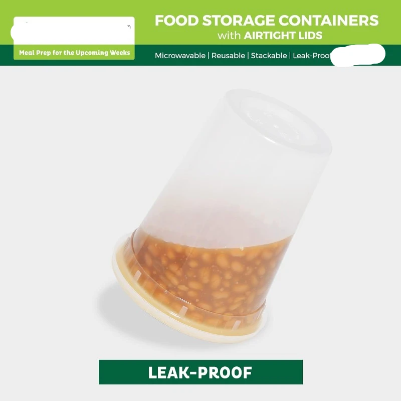 [24 Set] 8oz-32 Oz Plastic Del - Meal Prep Microwave recension och pris