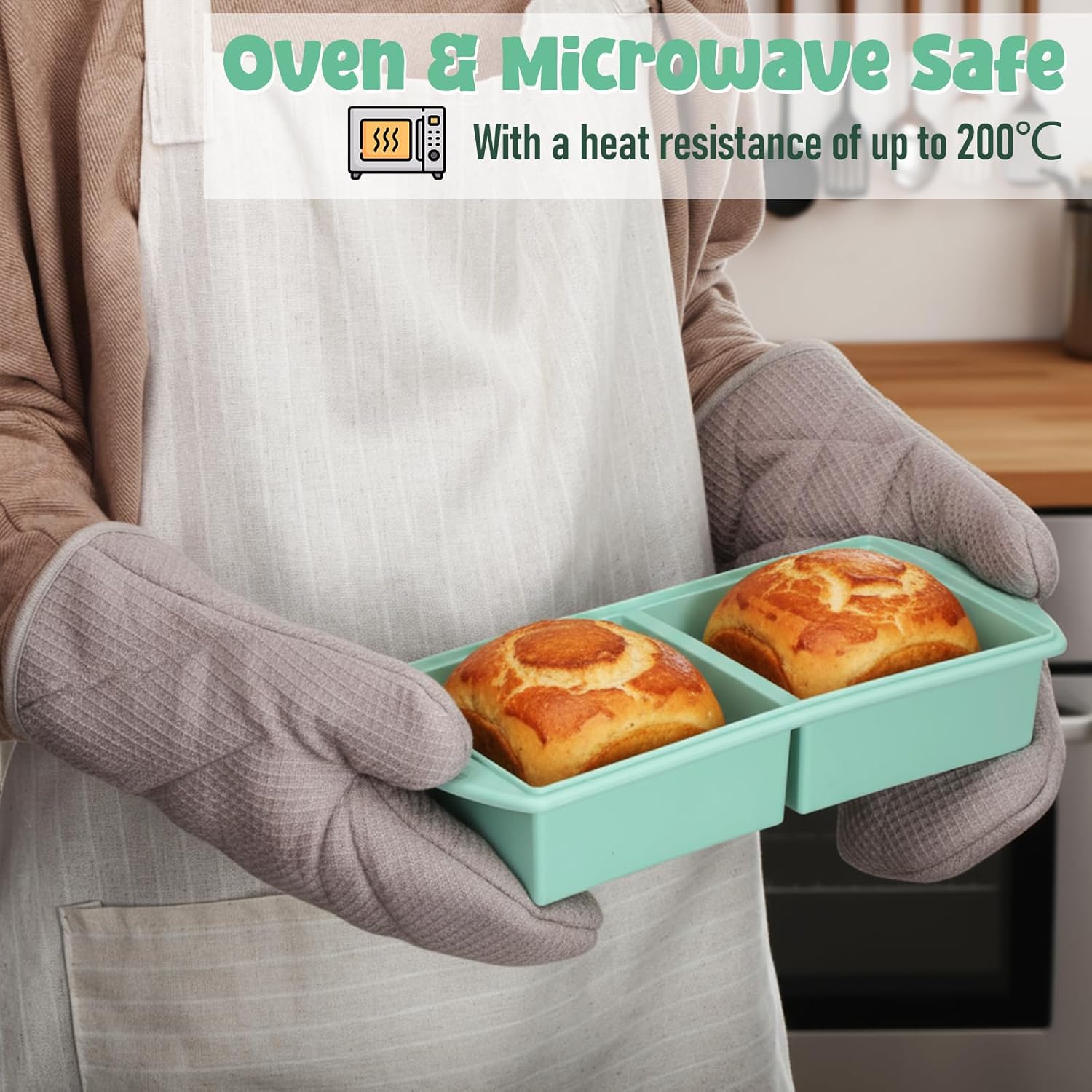 Silicone Freezer Tray with Lid - Meal Prep Oatmeal recension och pris