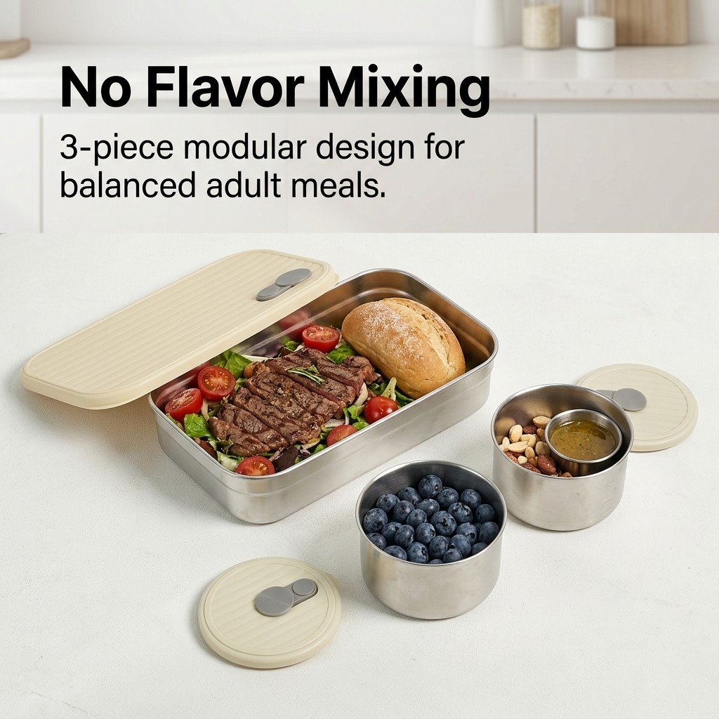 Microwave Safe 304 Stainless S - Meal Prep Day recension och pris