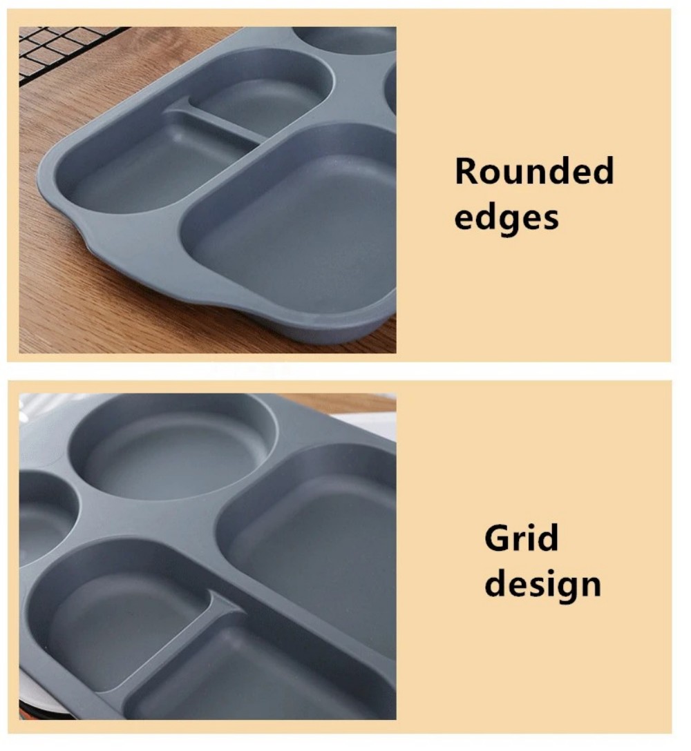 Reusable 5-Compartment Plate,  - Meal Prep Day recension och pris