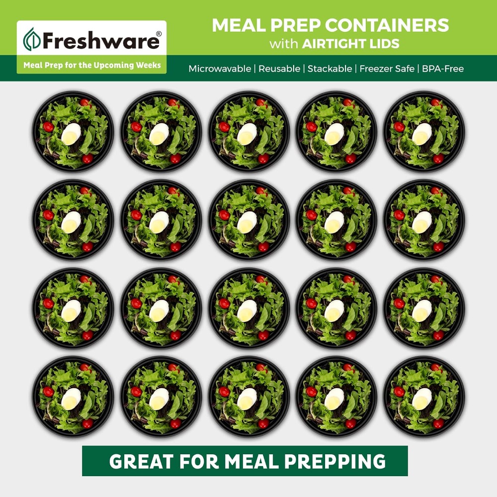 Meal Prep Containers with Lids - Meal Prep Microwave recension och pris