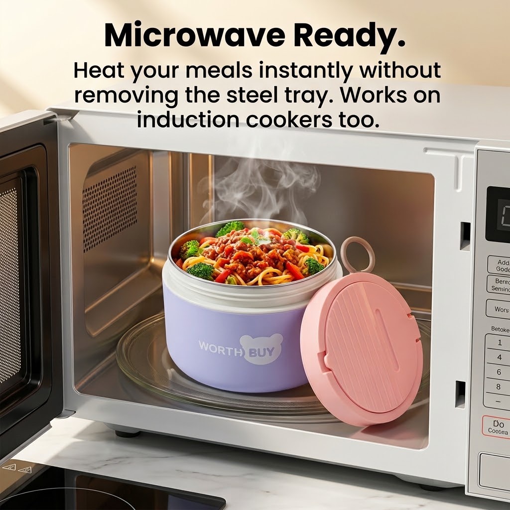 304 Stainless Steel Thermal Lu - Meal Prep Microwave recension och pris