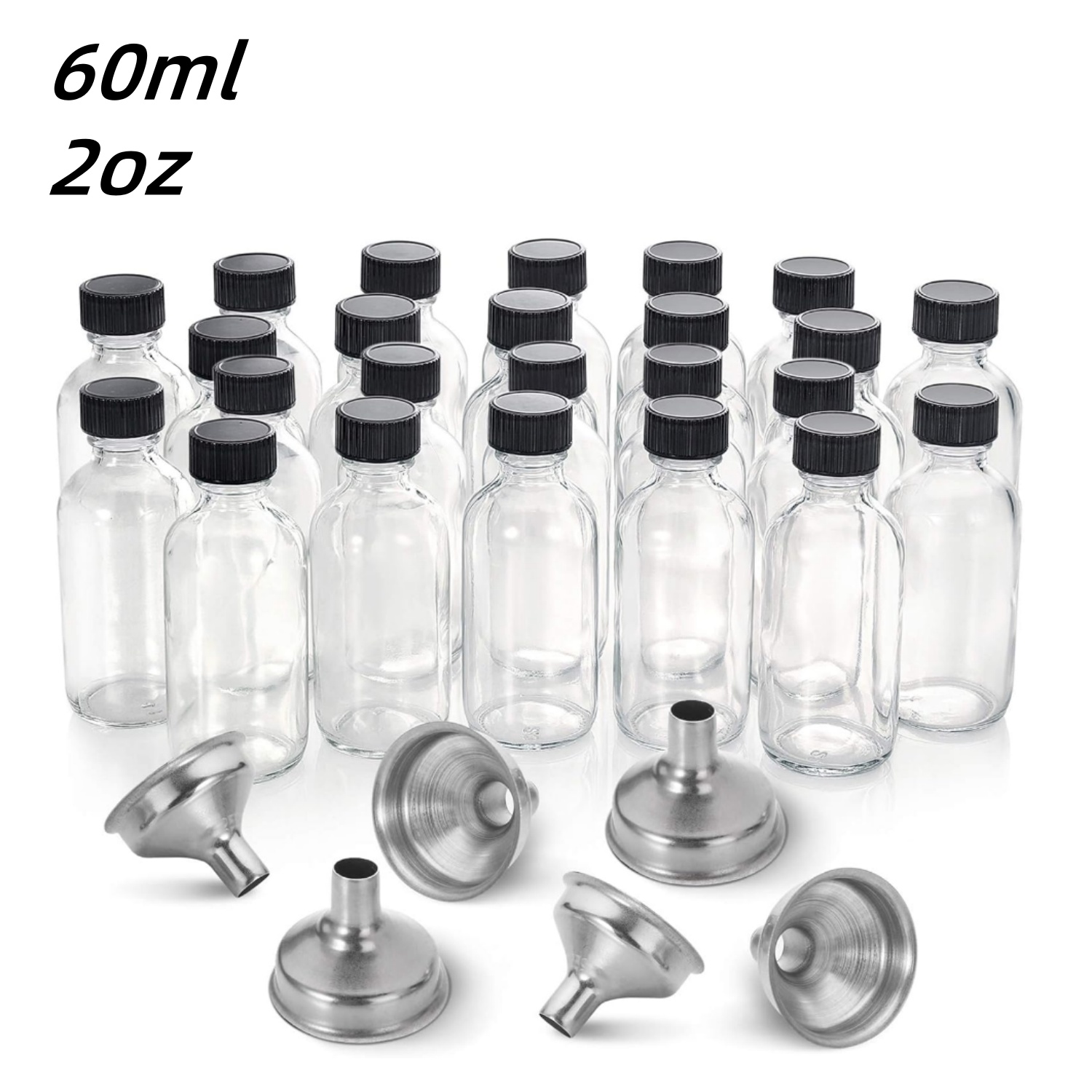 10/20/30Pcs Modern Glass Liqui - Meal Prep Juice Bottles recension och pris